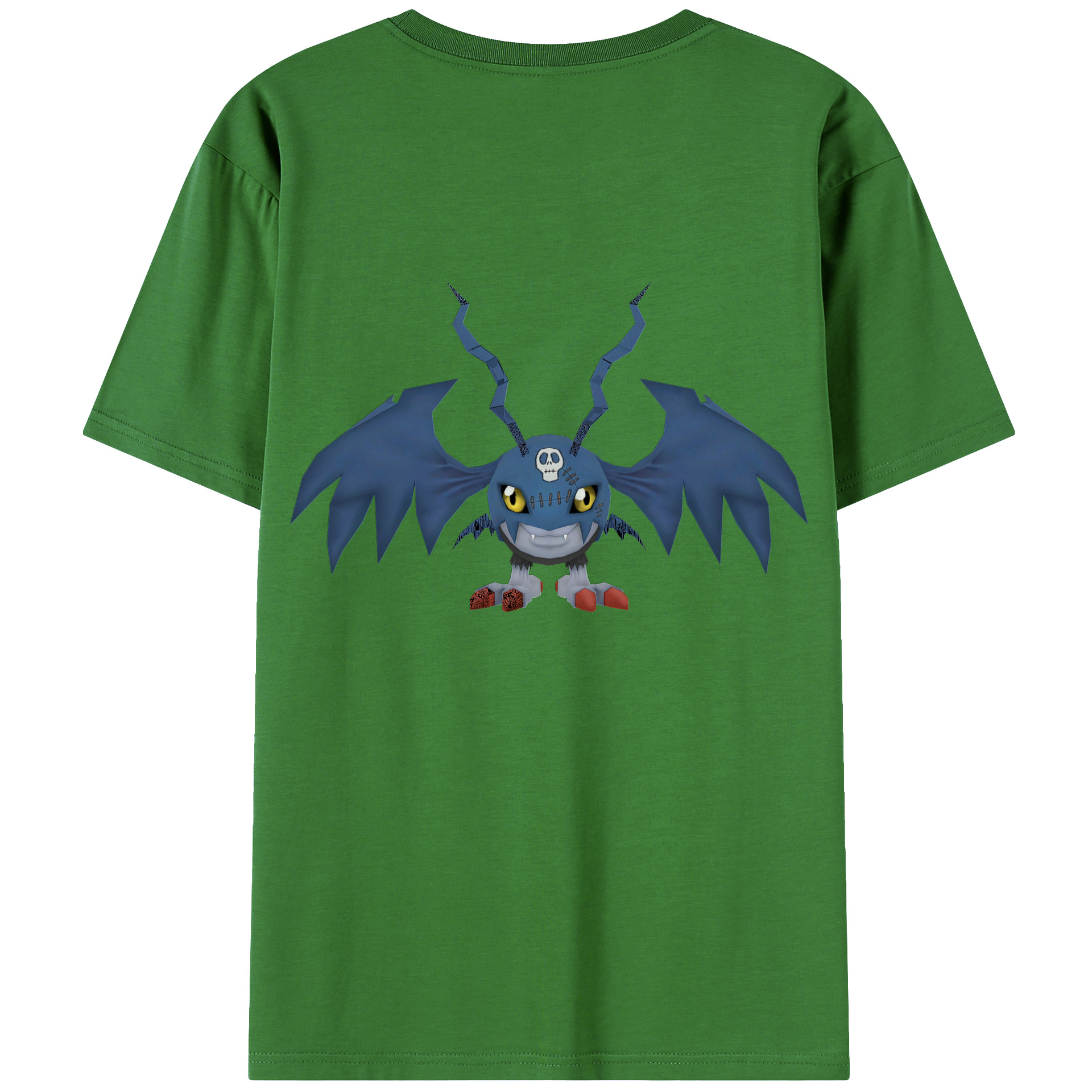 （画像用） Digimon デジタルモンスター/デジモン レディース半袖Tシャツ(バックプリント)